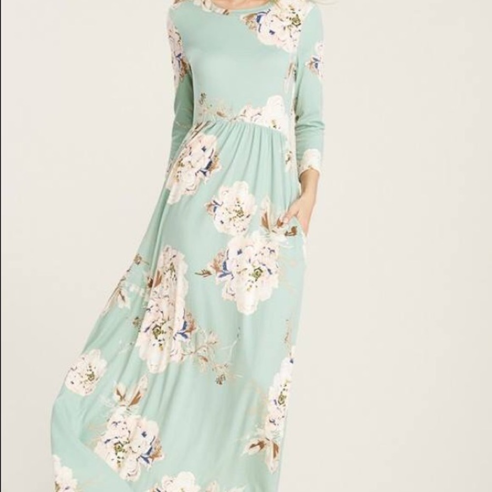 Still the one floral maxi dress